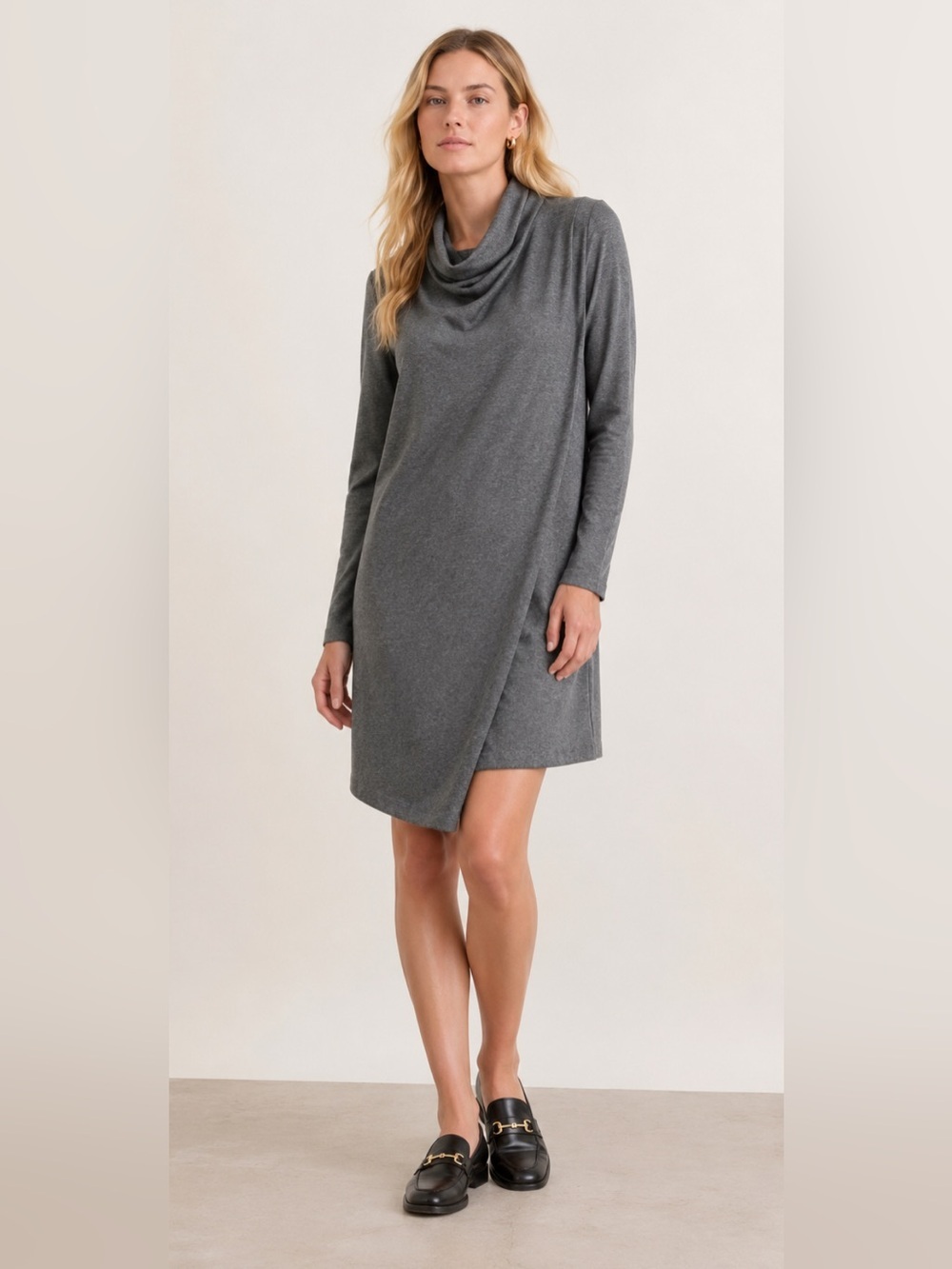 NWT COS Draped Asymmetric Knit Dress